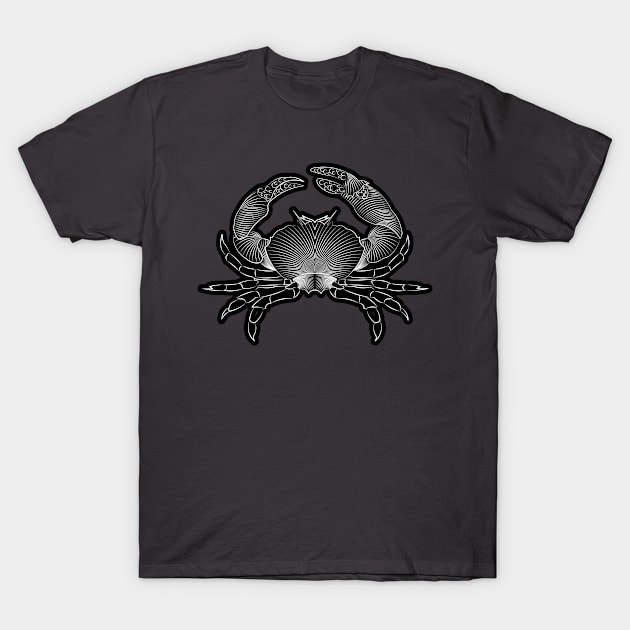 Abstract Crab T-Shirt by Worldengine